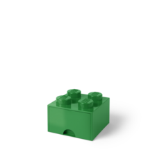 LEGO Brick Drawer 4 - Dark Green