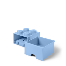 LEGO úložný box 4 s šuplíkem - světle modrá - 40051736_3.png