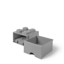 LEGO úložný box 4 s šuplíkem - šedá - 40051740_3.png