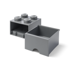 LEGO úložný box 4 s šuplíkem - tmavě šedá - 40051754_3.png
