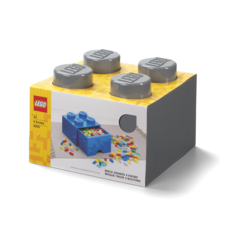 LEGO úložný box 4 s šuplíkem - tmavě šedá - 40051754_5.png
