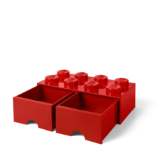 LEGO úložný box 8 s šuplíky - červená - 40061730_3.png