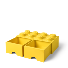 LEGO Brick Drawer 8 - Yellow