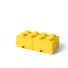 LEGO Brick Drawer 8 - Yellow