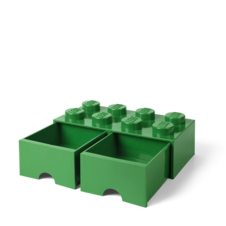LEGO úložný box 8 s šuplíky - tmavě zelená - 40061734_3.png