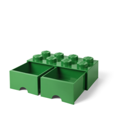 LEGO Brick Drawer 8 - Dark Green
