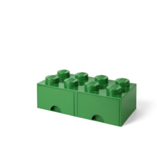 LEGO úložný box 8 s šuplíky - tmavě zelená - 40061734_4.png