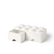 LEGO úložný box 8 s šuplíky - bílá - 40061735_2.png
