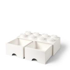 LEGO úložný box 8 s šuplíky - bílá - 40061735_3.png