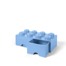 LEGO úložný box 8 s šuplíky - světle modrá - 40061736_2.png