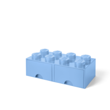 LEGO úložný box 8 s šuplíky - světle modrá - 40061736_3.png
