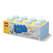 LEGO Brick Drawer 8 - Light Royal Blue
