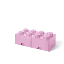 LEGO úložný box 8 s šuplíky - světle růžová - 40061738_4.png