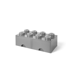 LEGO Brick Drawer 8 - Medium Stone Grey