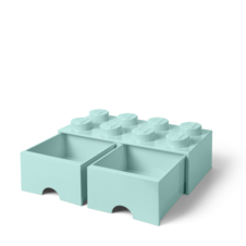 LEGO Brick Drawer 8 - Aqua