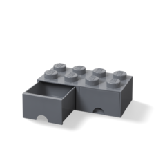 LEGO Brick Drawer 8 - Dark Grey