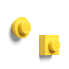 LEGO Magnet Set, 2 Pcs - Yellow