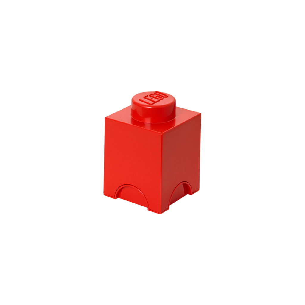 LEGO Storage Brick 1 - Red
