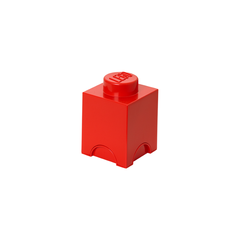 LEGO úložný box 1 - červená