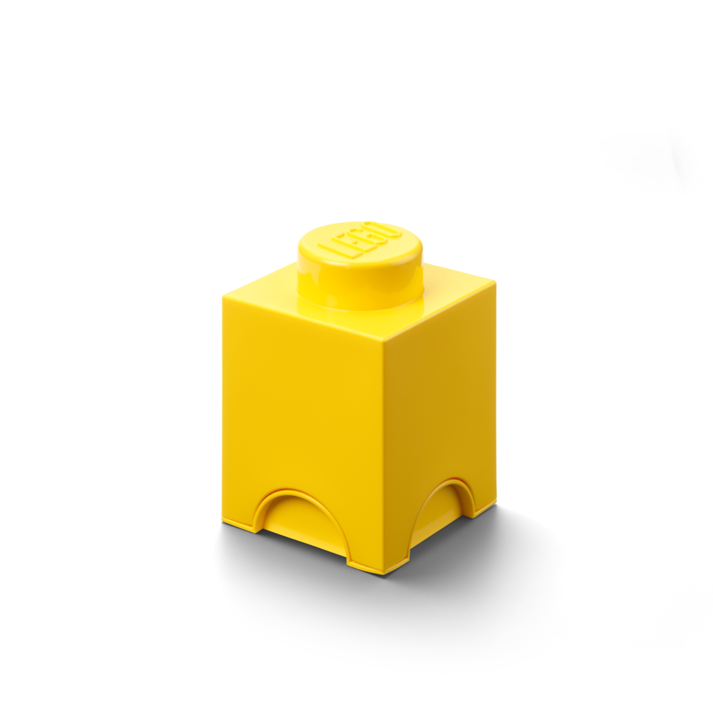 LEGO úložný box 1 - žltá