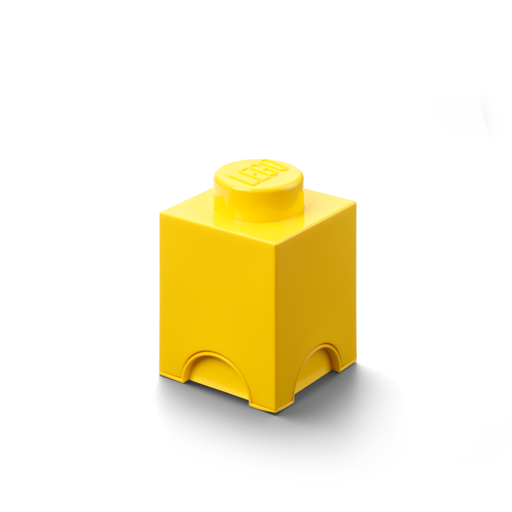 LEGO Storage Brick 1 - Yellow