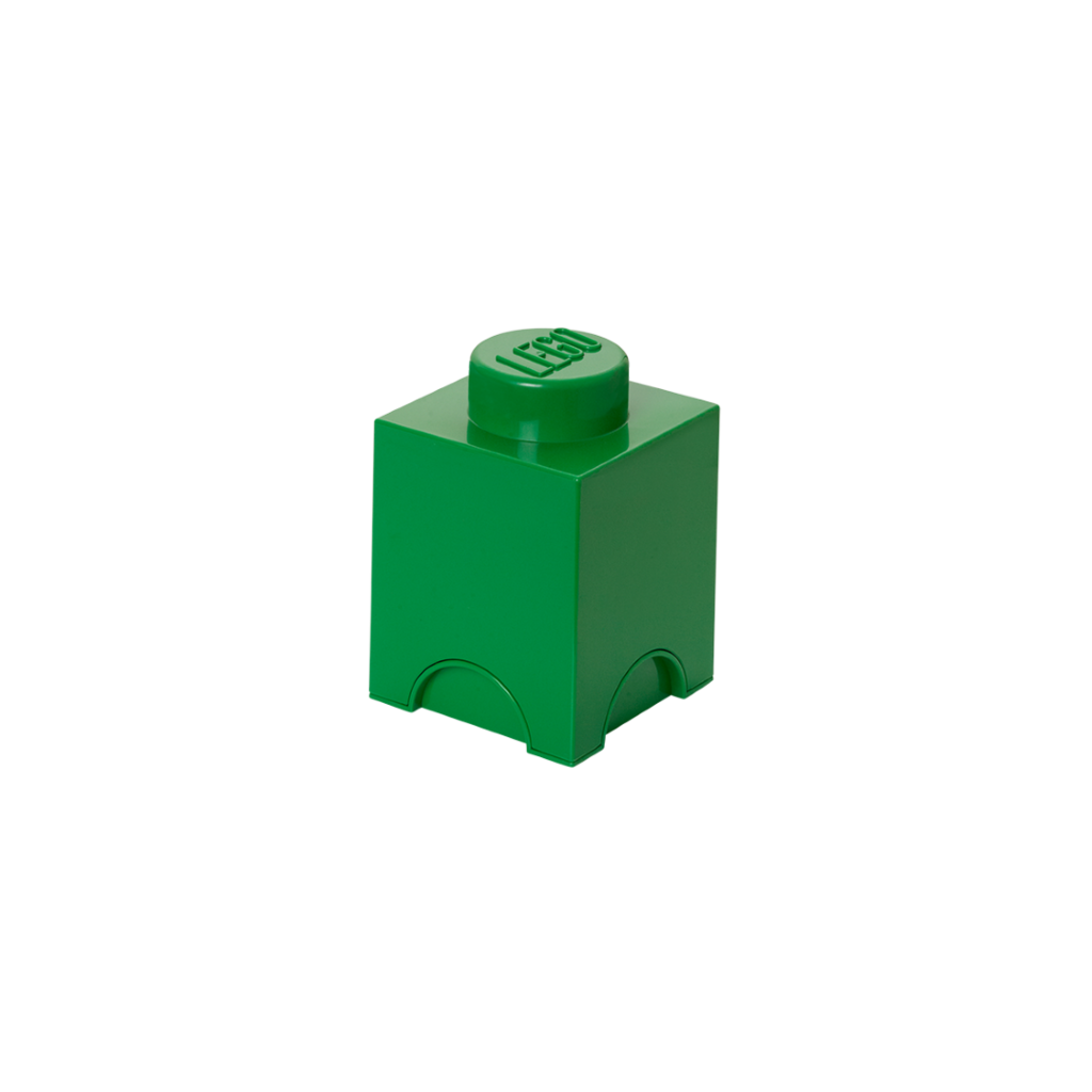 LEGO Storage Brick 1 - Dark Green