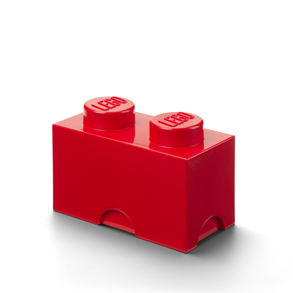 LEGO úložný box 2 - červená