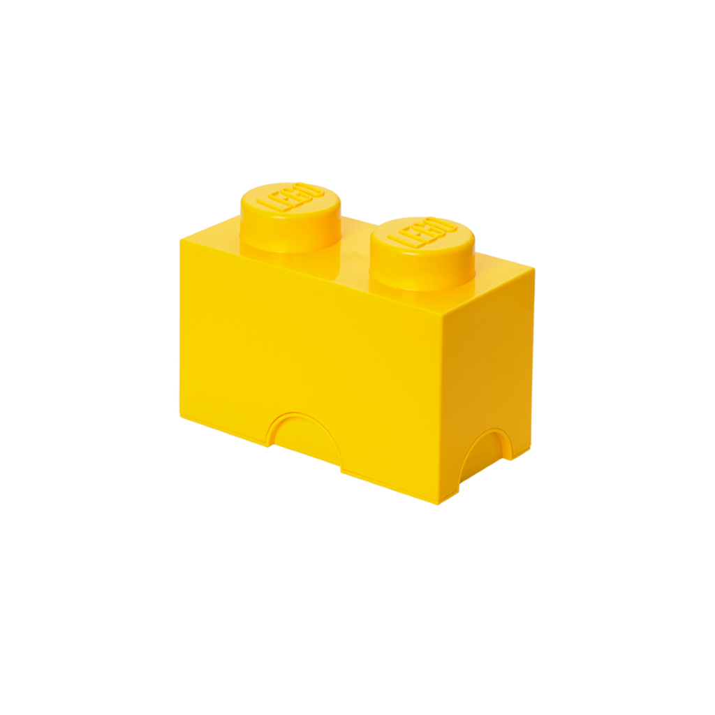 LEGO úložný box 2 - žltá