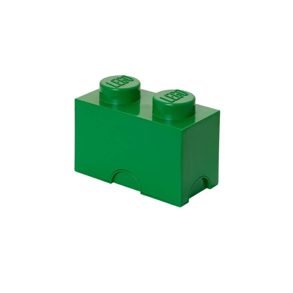 LEGO Storage Brick 2 - Dark Green