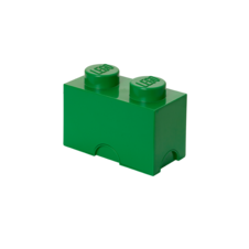 LEGO úložný box 2 - tmavě zelená