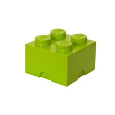 LEGO úložný box 4 - světle zelená