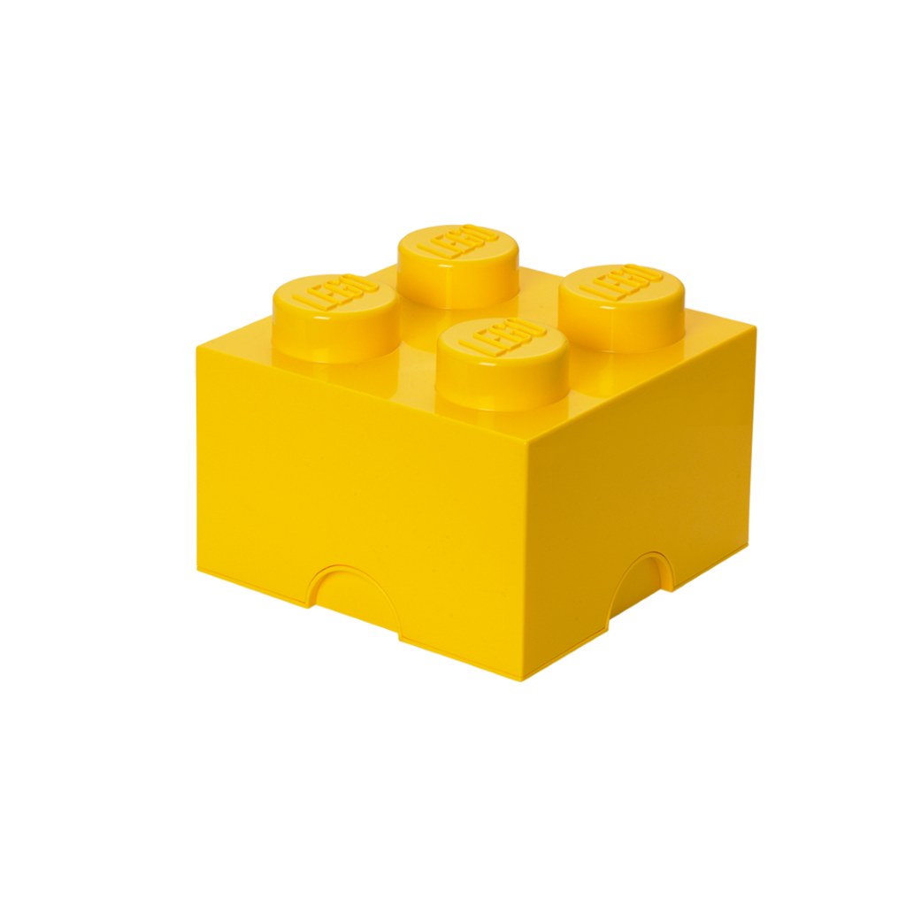 LEGO úložný box 4 - žltá