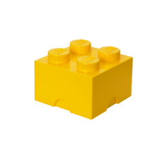 LEGO úložný box 4 - žlutá