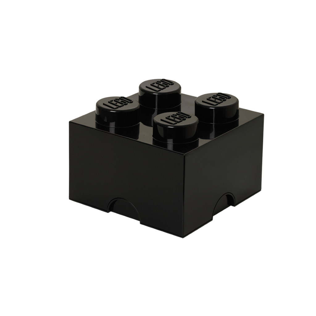 LEGO Storage Brick 4 - Black