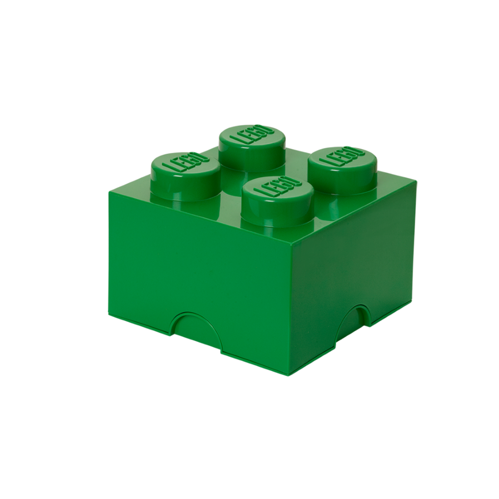 LEGO Storage Brick 4 - Dark Green