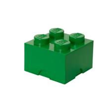 LEGO úložný box 4  - tmavě zelená