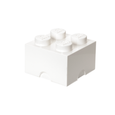LEGO úložný box 4 - bílá