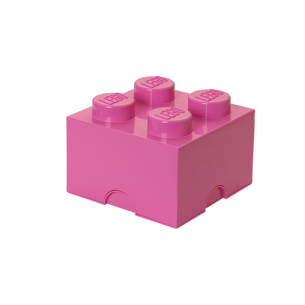 LEGO úložný box 4 - ružová
