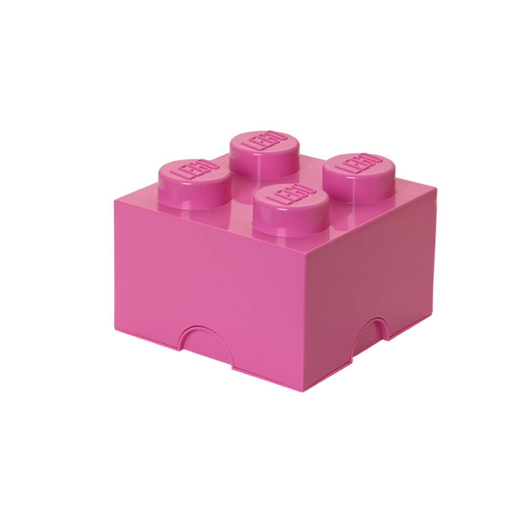 LEGO úložný box 4 - růžová