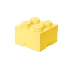 LEGO úložný box 4 - světle žlutá