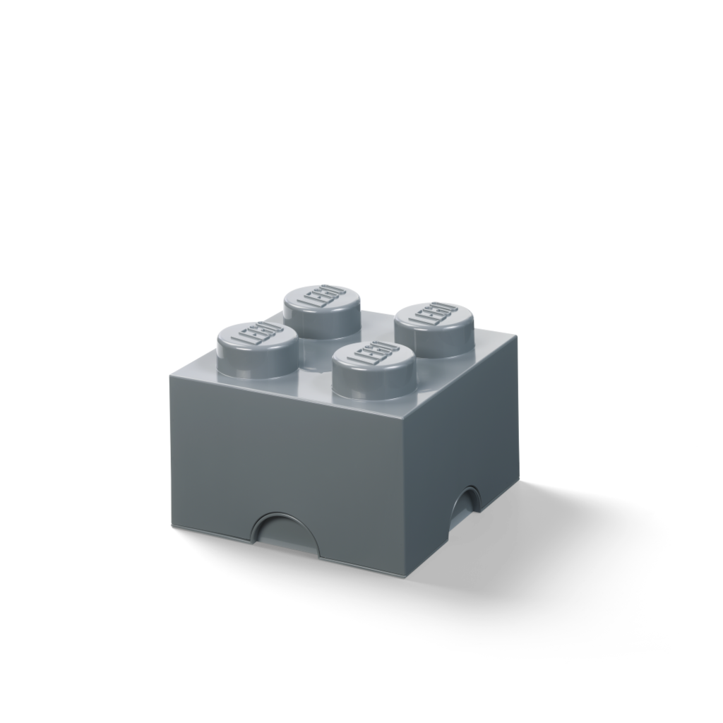 LEGO Storage Brick 4 - Dark Grey