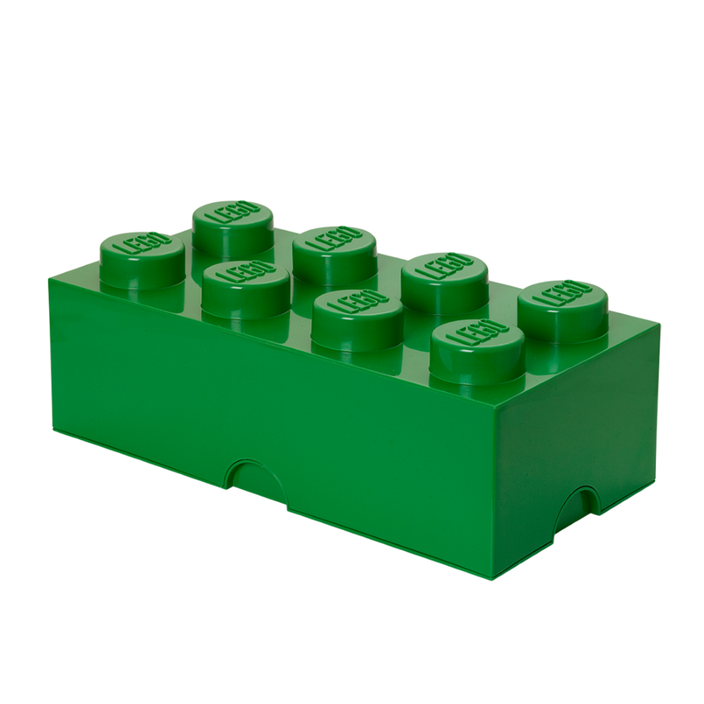 LEGO Storage Brick 8 - Dark Green