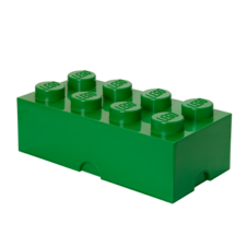 LEGO úložný box 8 - tmavě zelená