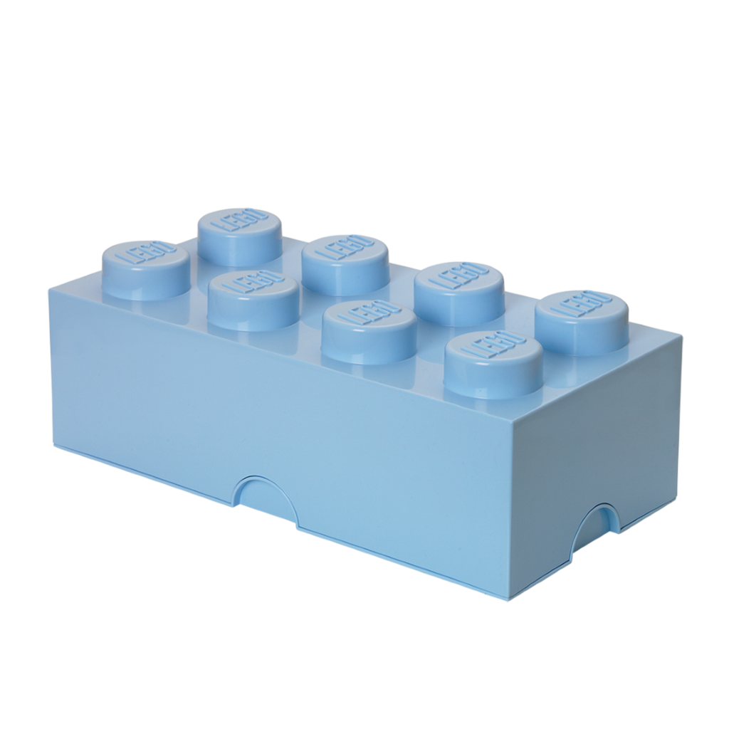 LEGO Storage Brick 8 - Light Royal Blue