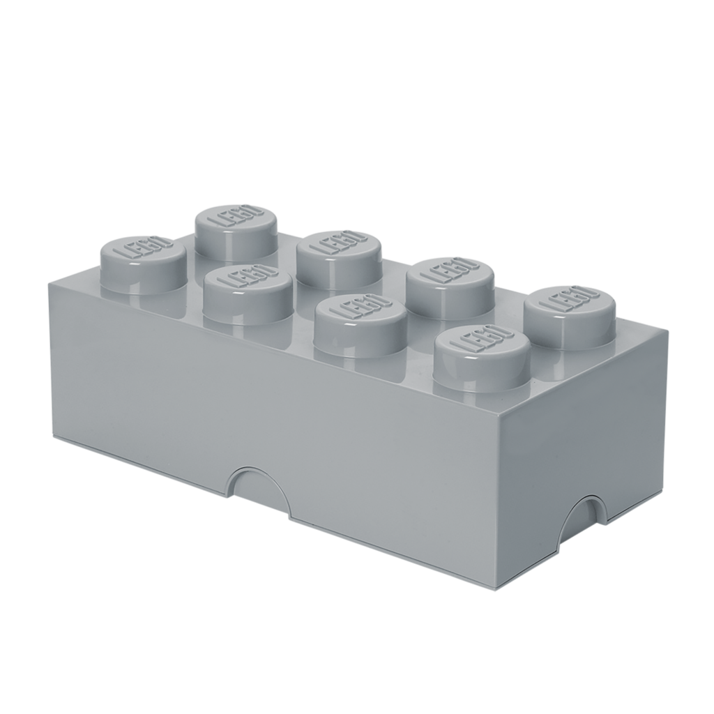 LEGO Storage Brick 8 - Medium Stone Grey