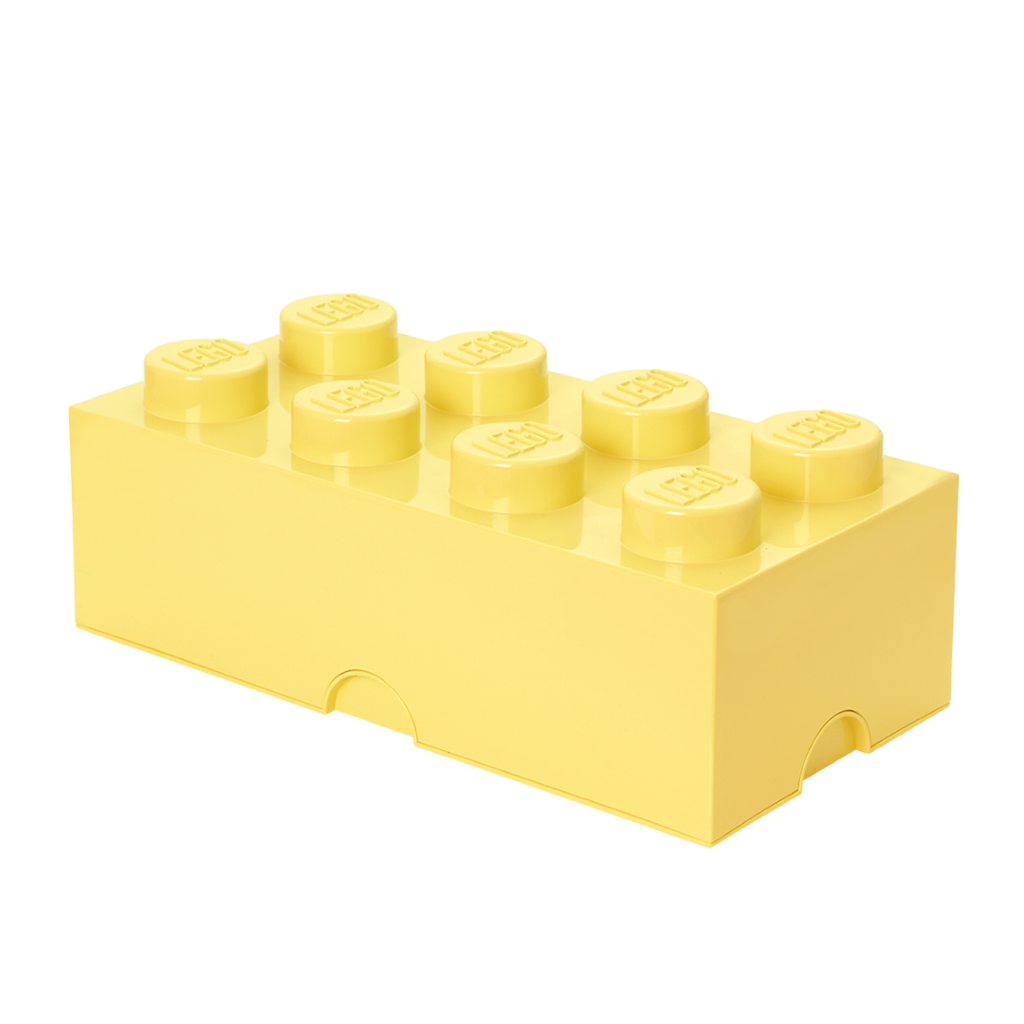 LEGO úložný box 8 - svetlo žltá