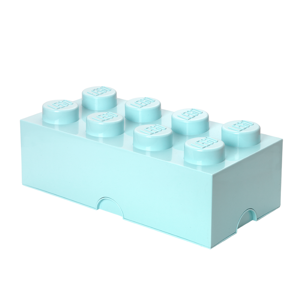 LEGO úložný box 8 - aqua