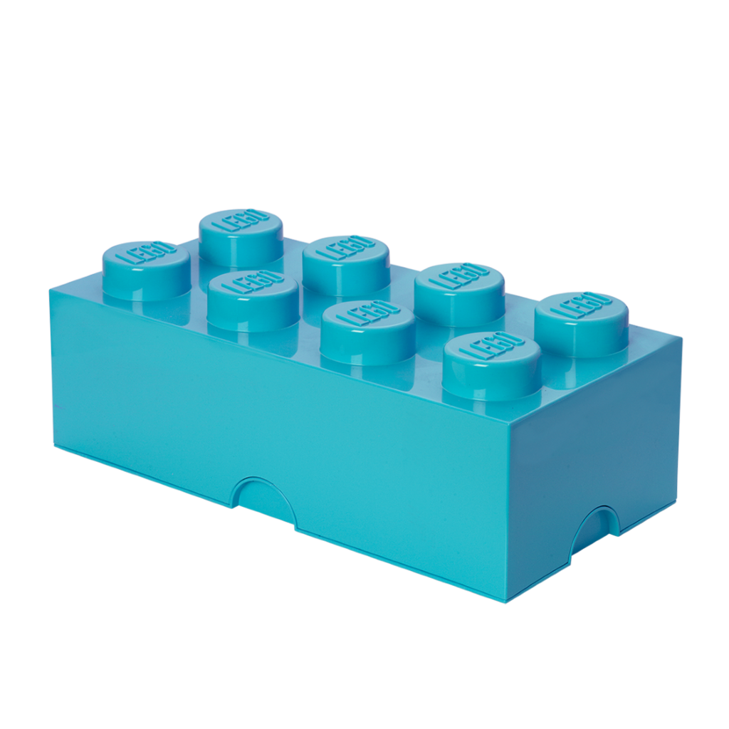 LEGO Storage Brick 8 - Medium Azur