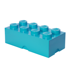 LEGO úložný box 8 - azurová