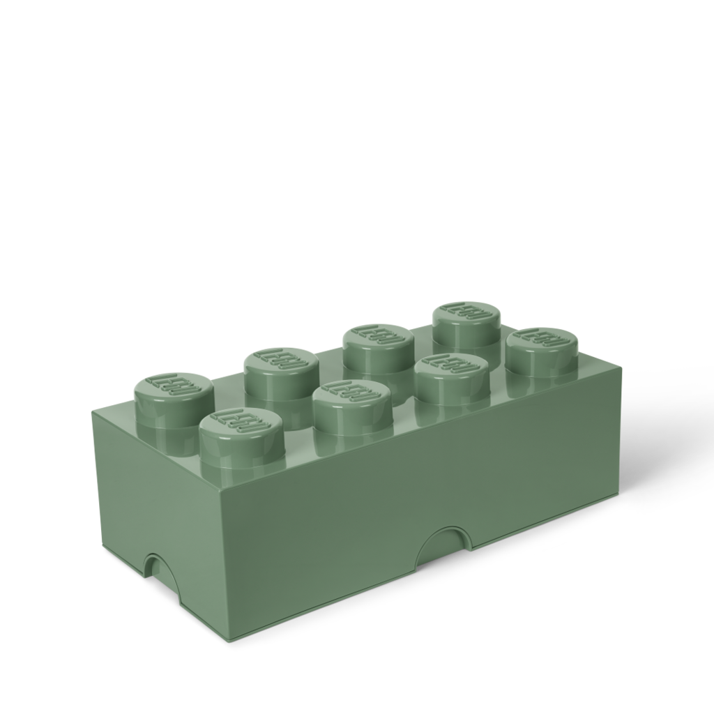 LEGO úložný box 8 - army zelená